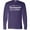 Purple, variant on Inktastic From Sacramento California in White Distressed Text Long Sleeve T-Shirt