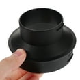 thumbnail image 3 of OUNONA Plastic Reducer Attachment Heater Duct Adapter Black with Adjustable Connection 1Set, 3 of 8