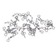 thumbnail image 2 of Khall 50Pcs/lot Fly Fishing Snap Hook For Flies Lures Small/Medium❤F, 2 of 2