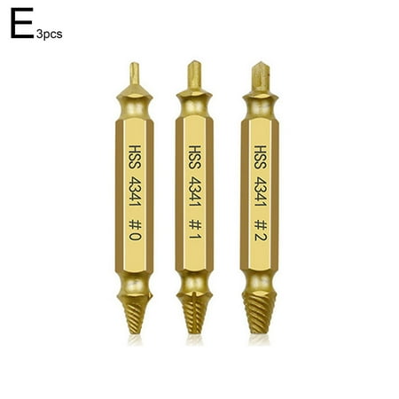 

3/4/5/6pcs Screw Extractor Drill Bits Set Stripped Out Tools Remover Pull Easily Demolition C9A3