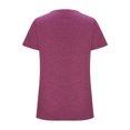 thumbnail image 4 of Fiudx Camisas de Mujer Camiseta de Cuello Redondo con Estampado Degradado de Manga Corta para Mujer, 4 of 5