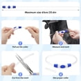thumbnail image 4 of Collar LED para perros BSEEN, visible 360°, resistente a la lluvia, recargable, azul, 4 of 9
