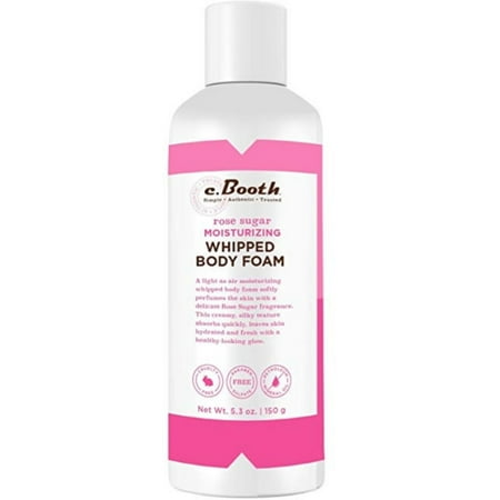 Sugar Whip - C.Booth Whipped Body Foam Moisturizing Lotion Rose Sugar 5.3 oz