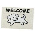 thumbnail image 3 of Front Door Mat, Home Decoration Mud Scraping Cuttable Welcome Cute Door Mat  For Bedroom, 3 of 8