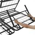 thumbnail image 4 of Mainstays Full 18" High Profile Foldable Steel Platform Bed Frame with Storage Space Under Frame, No Box Spring Required, Black, 4 of 14