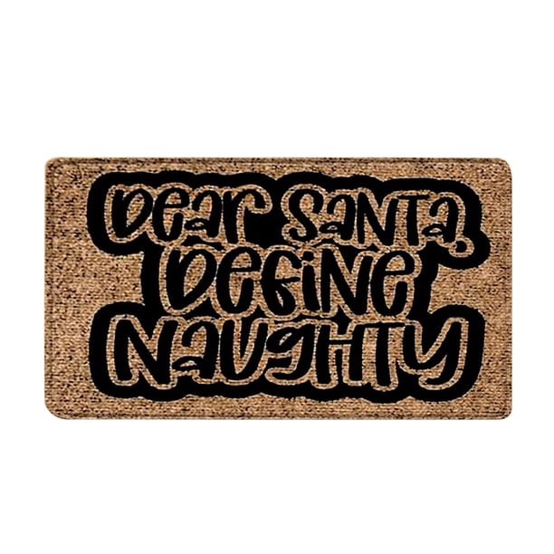 Ganfancp Christmas Door Mat Gnome Alfombra para El Suelo Pasillo Cocina Alfombra para Los Pies Alfombra Suave Ofertas Del Día 1 Alfombrilla