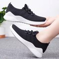 thumbnail image 5 of Women's Casual Sneakers Summer Comfortable Breathable Platform Shoes Integrated Knitting Women Lace-up Shoe кроссовки женские, 5 of 5