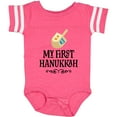 thumbnail image 3 of Inktastic My 1st Hanukkah Dreidel Boys or Girls Baby Bodysuit, 3 of 5