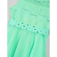 thumbnail image 6 of iiniim Kids Flower Girls Dress Lace Chiffon Sequins Rhinestone Bridesmaid Wedding Formal Party Size 2-16 Mint Green 10, 6 of 7
