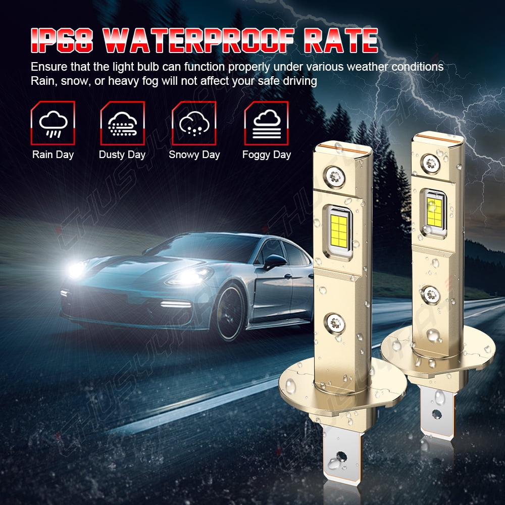 For Kia Optima 2011 2012 2013 6000K Pure White H1+H11B LED Headlight High Low Beam Bulbs Qty 4