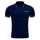 thumbnail image 2 of pstuiky camisetas camisas para hombre, Camisa tipo blusa de manga corta con cuello vuelto y estampado informal para hombre camisas casuales para hombre l, 2 of 4