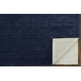 thumbnail image 2 of HomeRoots 511053 10 x 13 ft. Blue Wool Hand Woven Stain Resistant Rectangle Area Rug, 2 of 5