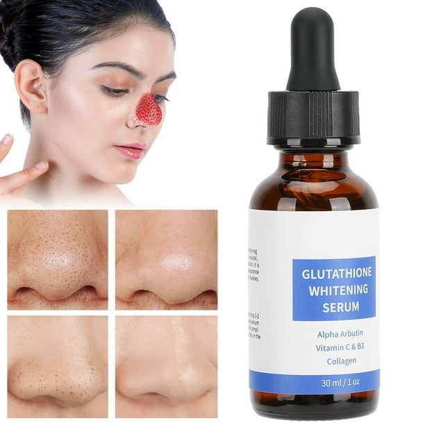 glutathione para aclarar la piel Suero De Glutatión Suero Para Blanquear La Piel Suero Hidratante Suero  Reparador De La Piel Suero Blanqueador De Glutatión Suero Hidratante Para  Eliminar El Acné Y Puntos Negros ANGGREK Glutathione Serum |