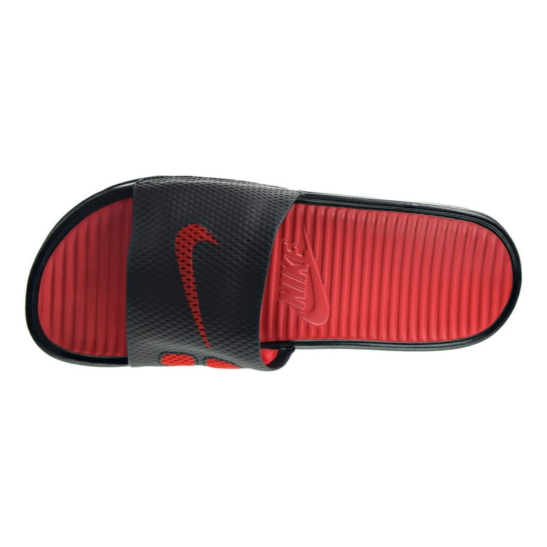 Nike Benassi Solarsoft Slide Black Sport Red 431884-011 Men\'s Size 11 Nike Benassi Solarsoft Mens Slide - Black/Red main image 4