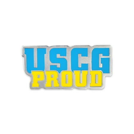 Military Coast Guard - PinMart's United States Coast Guard Proud Military USCG Enamel Lapel Pin