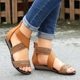 thumbnail image 1 of Zapatillas con punta abierta y tacón inclinado para mujer, sandalias cómodas, sandalias informales cómodas para la playa Wmkox8yii shjk7468, 1 of 8