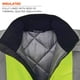 thumbnail image 3 of Chaqueta Ergodyne GloWear 8377 Type R Class 3 Lime Medium, 3 of 7