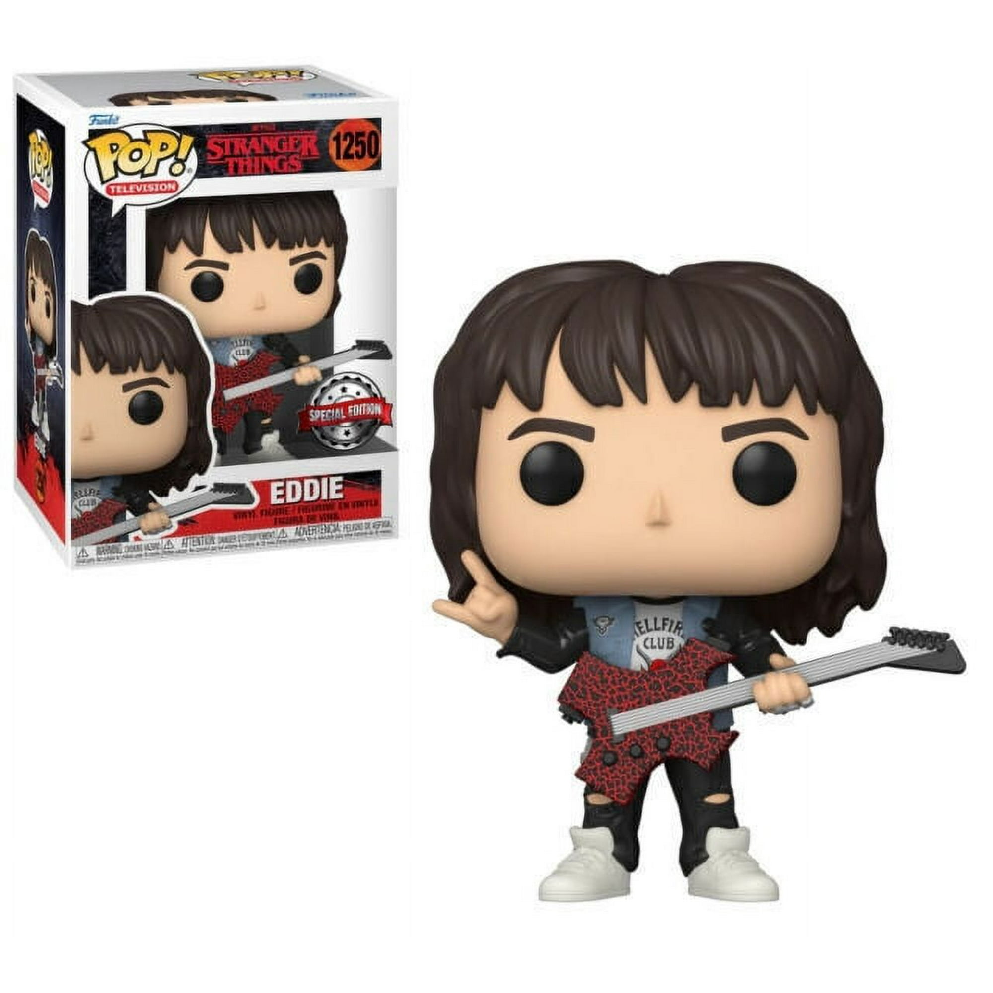 Funko Stranger Things Season 4 POP! Television Eddie Exclusive Vinyl Figure #1250