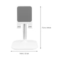 thumbnail image 4 of OULII Desktop Tablet Holder Phone Mount White ABS for Learning 1Pack, 4 of 4