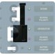 thumbnail image 1 of Lockout Slide Blue Sea Systems 4125, 2 polos, 2 polos, 1 of 1