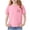 Pink, variant on Bixock Summer Casual Short Sleeve Tee Crew Neck Figure Print Cotton Shirts for Girls Easter Clothes 2-13Years School Uniforms Lightweight Breathable Daily Pullover Tops