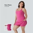thumbnail image 6 of High Waist Workout Dress Builts In Shorts Pockets Quick Dry Fabric Secures Fit Gym Running for Women Athletic Clothing, 6 of 8