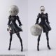 thumbnail image 5 of NieR Automata YoRHa N ° 2, figura de acción de lucha, colección de juguetes de PVC, modelo de dibujos animados de anime para regalo de Navidad, tipo B 2B, 14cm, 5 of 6