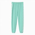 thumbnail image 5 of Zuwimk Toddler Boy Girls Clothes Long Sleeve Colorblock Hoodie Sweatshirt & Sweatpants 2PCS Fall Outfits(T010-Green), 5 of 9