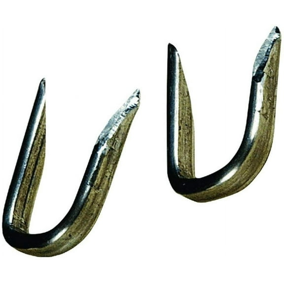 Hillman Double Point Tack Staple No. 5 Aluminum Viewpack 1/2 Oz