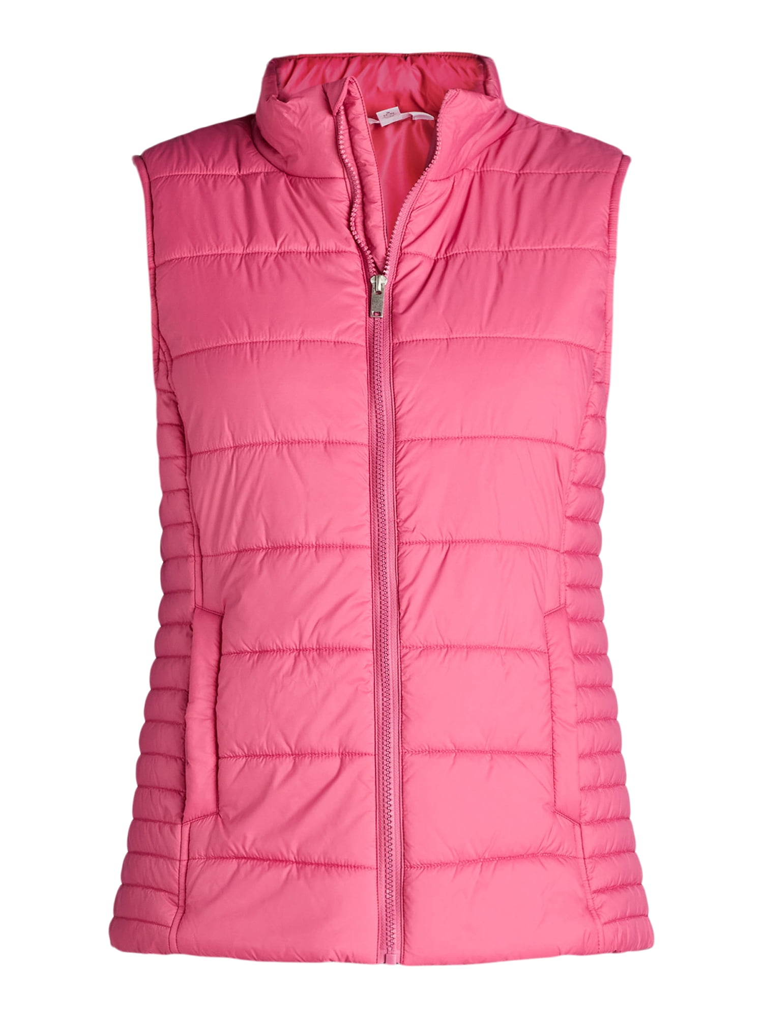 Time and Tru Women's and Women's Plus Core Puffer Vest, size XS - 3X