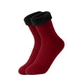 thumbnail image 2 of 7-Pair Thick Fleece-Lined Mid-Calf Socks with Cold Wind Protection, Stretch Comfort Fit and Durable Thermal Warmth – Winter Hiking Ski Christmas Socks for Men and Women, 2 of 5