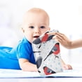 thumbnail image 5 of SKYSONIC Bullfinch and Snowflakes Baby Muslin Washcloths Face Towel, Winter Burp Cloths Cotton Wipes 5 PCS Infant Wash Cloth for Newborn Boys Girls 12"x12", 5 of 7