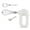 White, variant on THLKIF Mini Hand‑Held Electric Beater,Portable Batter Cake Mixer, Durable Household Baking Tool for Egg Whisking and Daily Kitchen Food Mixing Use