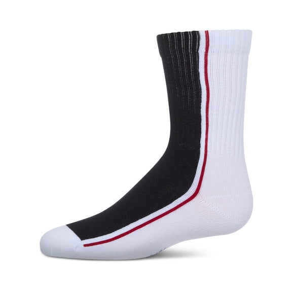 MeMoi Color Block Stripe Crew Socks - Girls - Female, 6, Blue