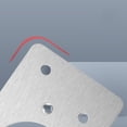 thumbnail image 3 of Cabinet Hinge Repair Plate Hinge Side Plate Repair Tool Kit With Mounting Screws, 3 of 4