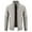 Beige, variant on Men's Cardigan Zip-Up Jacket Winter Stand Collar Sweater Fleece Jacket