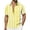 Yellow2, variant on Klisyaur Mens Summer Shirts Button down Short Sleeve Causal Athletic Vintage Beach Vacation Business Tee Tops S-5XL