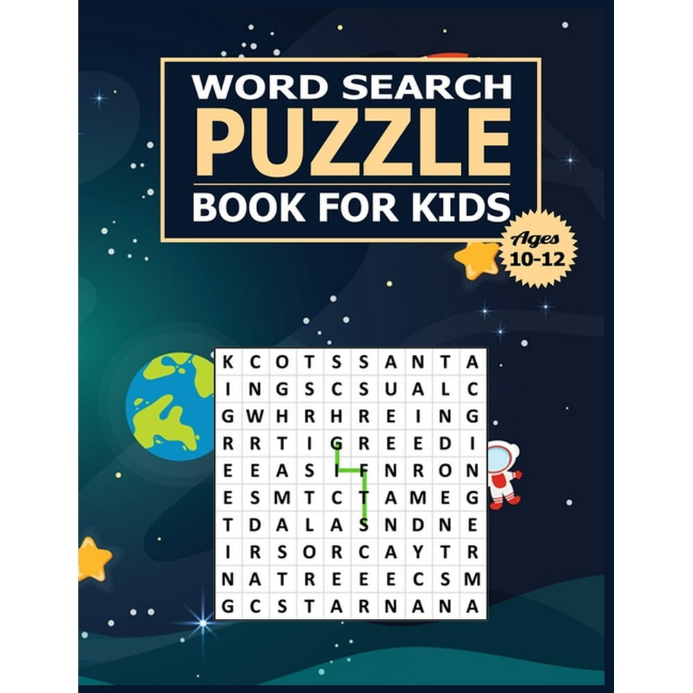 word search puzzle book for kids ages 10 12 large print word search