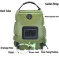 thumbnail image 3 of Solar Shower Bag 5 gallons/20L Solar Heating Camping Shower Bag for Camping Beach Swimming Outdoor Traveling Hiking, 3 of 6