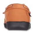 thumbnail image 3 of Isotoner Mens Regular fit Moccasin Slippers Shoes Medium Brown Moisture Wicking, 3 of 4