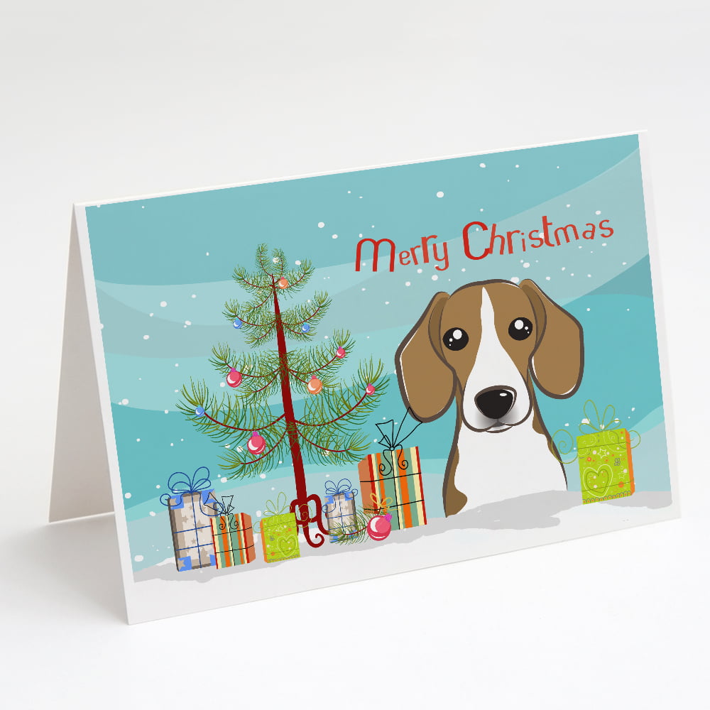 Beagle at the Beach Set of 10 Note Cards With Envelopes 