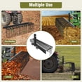 thumbnail image 4 of Yiwa 60" Steel Landscape Rake with 3-Point Hitch, Heavy Duty Spring Coil Tine Rake for Pine Needles, Straw, Leaves, and Grass – Tow-Behind Attachment, 4 of 7