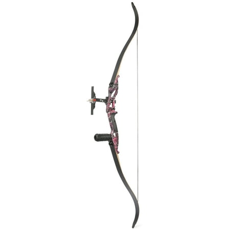 JUNXING F179 Takedown Hunting Recurve Bow 56 @17H Rose Camo 45# @28