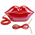 thumbnail image 2 of Teléfono Con Cable Rojo Teléfono Creativo Hd Sound Teléfono para la Decoración del Escrtorio para el Regalo de Vacaciones en Casa para la Oficina, 2 of 7