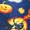 Blue, variant on Creamy Soft Girls Kids Size Leggings, High Rise, Stretchy - by USA Fashion Halloween Critters Small
