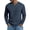 Navy, variant on Men's Waffle Thermal Long Sleeve Shirts V Neck Lightweight Tops Casual Pullover Undershirts White XXXL