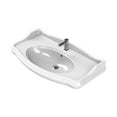 thumbnail image 2 of Nameeks CeraStyle 030400-U-Three Hole 1837 39-3/8" Ceramic Wall Mounted Bathroom Sink -, 2 of 2