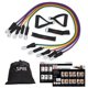 thumbnail image 2 of Kit de bandas de resistencia SPRI - Tubos intercambiables de entrenamiento de resistencia para tonificar todo el cuerpo - Incluye 5 bandas de ejercicio Correa para tobillo/muñeca con asas acolchadas A, 2 of 6