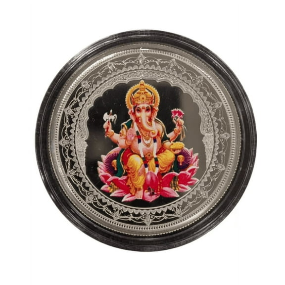 2020 Pamp Mmtc Ganesh 20 Gram Colorized Proof Silver Round in Box