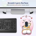 thumbnail image 3 of Mouse Pad With Wrist Support Gel Ergonomic 3d Mouse Pad Anime Corgi Dog Mousepad Gaming Mouse Mat For Pc Laptops (pink) G, 3 of 5